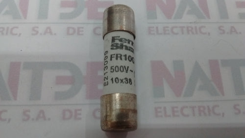 FUSIBLE FERRAZ FR10GG50V25,  25 AMP 500 V DE 10 X 38 CERAMICO
