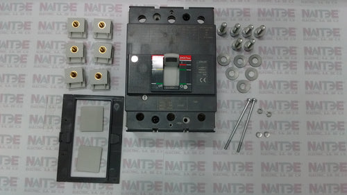 INTERRUPTOR TMAX ABB  XT3, 200 AMP, C/REL TMD, 3 POLOS S/TERMINALES CAT.1SDA068058R1
