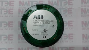 MODULO LUMINOSO LED VERDE ABB  KL70-305G 24 V CA/CD. CAT.1SFA616070R3052  LED INTEGRADO