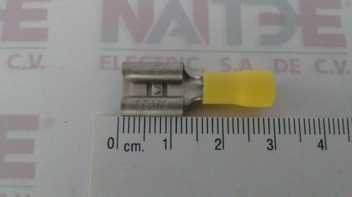 TERMINAL HEMBRA AMARILLA TCA343 HPAM 375 CAL 12-10 ( #AE50436 )