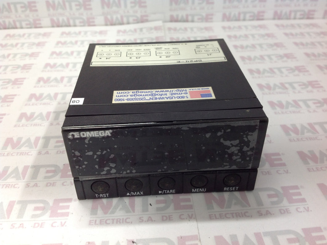 WATTIMETRO PROGRAMABLE C/SALIDA DE ALARMA OMEGA ENGINEERING DP24-E SERIAL:9105268 115 V  25 W