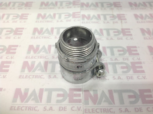 CONECTOR RECTO ANCLO/ARGOS PARA TUBO ZAPA / HELIX FLEXIBLE FXR-34 DE 3/4