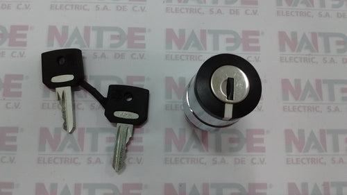 SELECTOR DE LLAVE DE 2 POS. FIJAS TELEMECANIQUE  ZB4 BG2