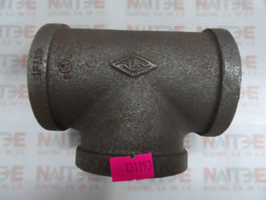 TEE NEGRA ROSCABLE DE 2" CED. 40