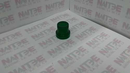 CAPUCHON SQUARE D 9001, VERDE, ROSCADO, PARA LAMPARA PILOTO
