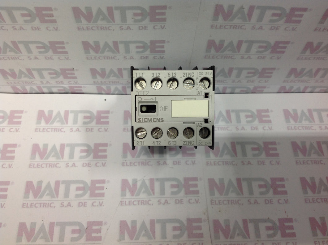 CONTACTOR SIEMENS 3TF20 01-0BB4 01E 1NC 24 VDC.