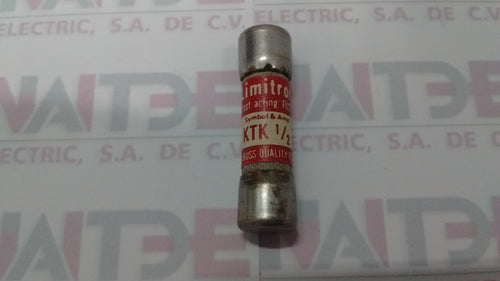 FUSIBLE BUSSMANN KTK-1/2, 1/2 AMP, 600 V ( A6Y )