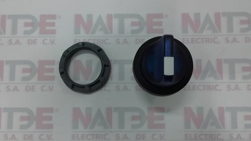 SELECTOR AZUL ABB M3SS1-11L DE 3 POSICIONES, MANTENIDO A-B-C, 1SFA611210R1104