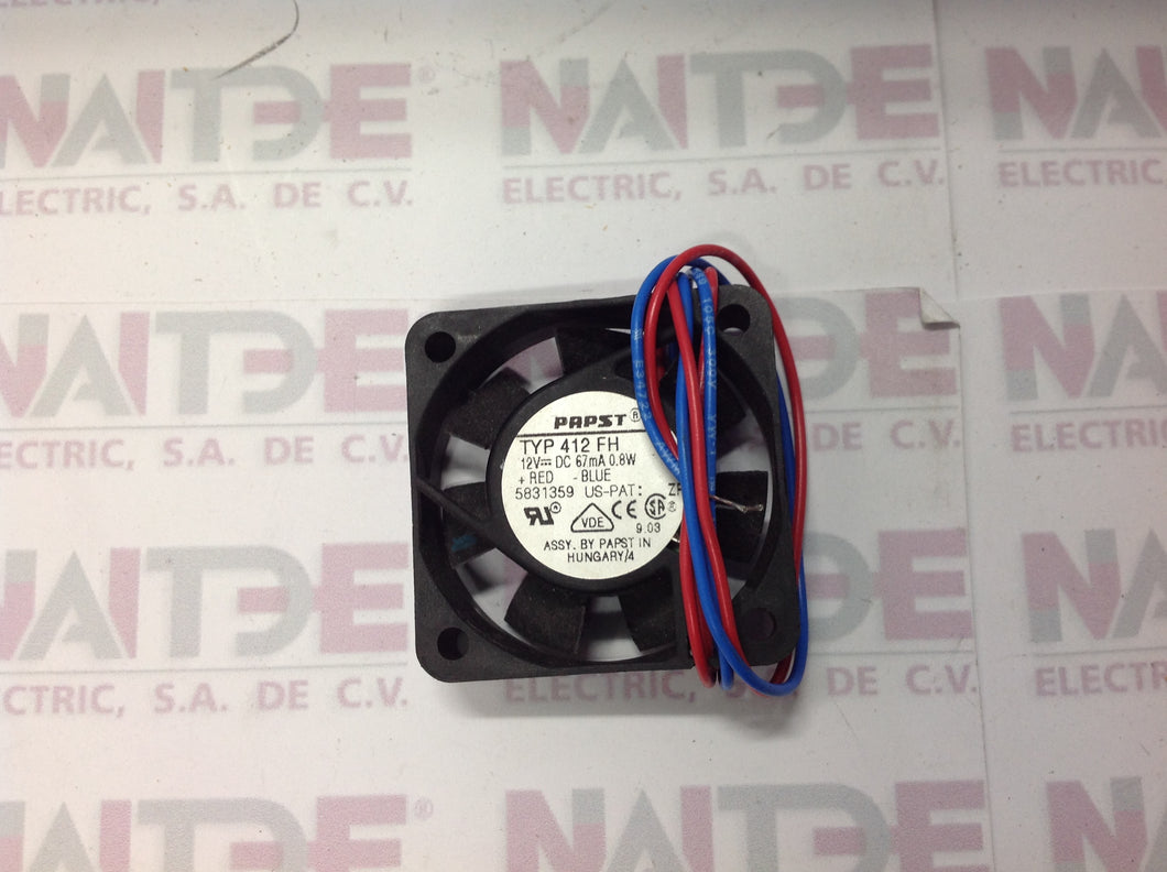 VENTILADOR 412FH DE 2 X 2  12 V.