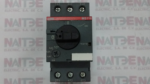 GUARDAMOTOR ABB MS116-0.25,0.16 - 0.25 AMP. 230/440 VCA, 50/50 kA CAT. 1SAM250000R1002