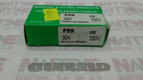 LISTON FUSIBLE DE 30 AMP 250 V (S/M)