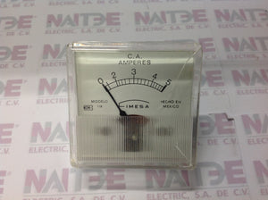 AMPERIMETRO FIMESA MOD 118 DE  0 - 5 AMP CA.