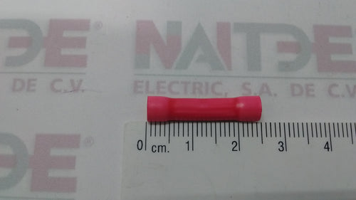 CONECTOR A TOPE ROJO TNA601-C CTRN CAL 22-16 ( #AE05590 )