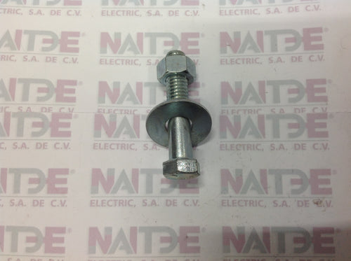 TORNILLO GALV HEX. C/RONDANA PLANA Y TUERCA  DE 7/16