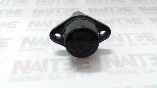 PORTAFUSIBLE DE 30A 600 V (S/M) COLOR NEGRO