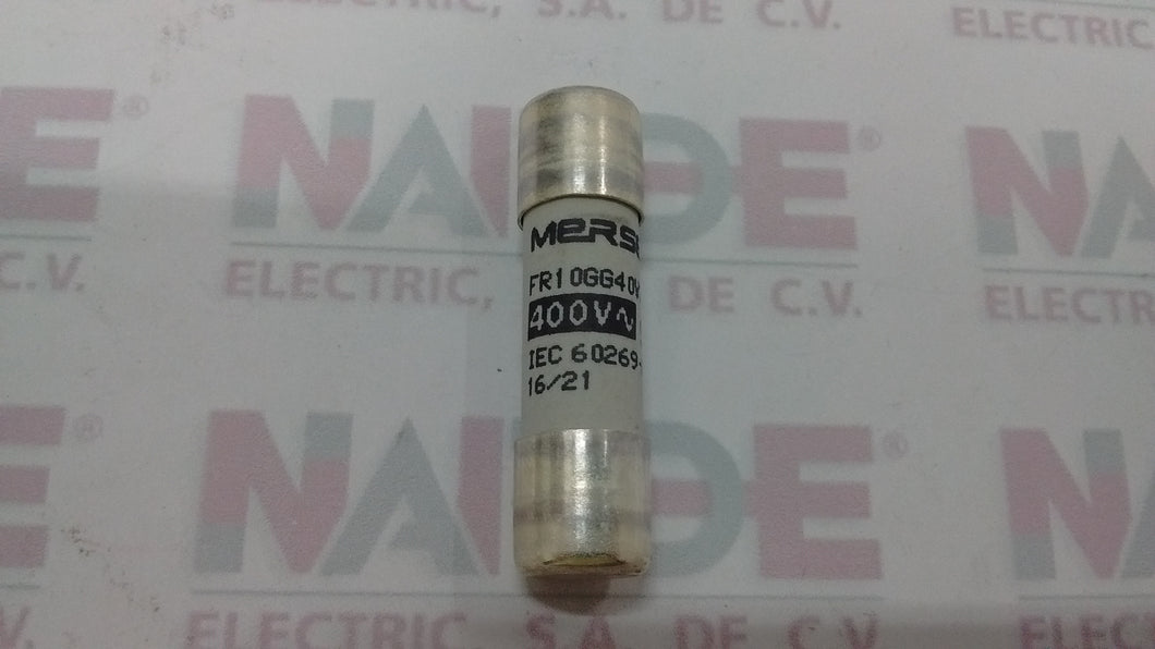 FUSIBLE MERSEN FR10GG40V32, 32 AMP 400 V DE 10 X 38 CERAMICO