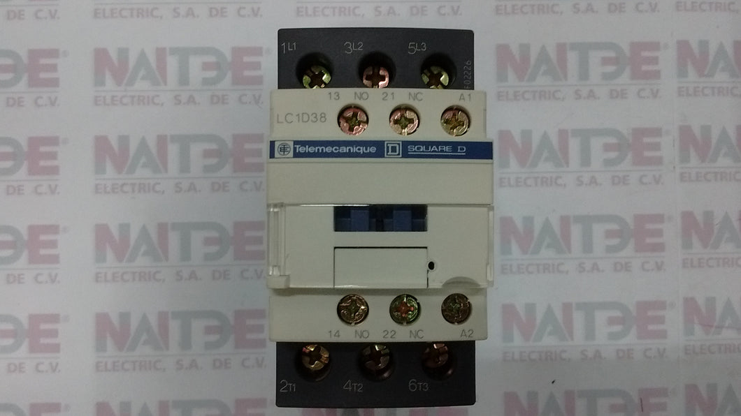 CONTACTOR TELEMECANIQUE LC1D38  110 V TESYS
