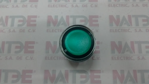 BOTON (CABEZA) PULSADOR TELEMECANIQUE ZB4BW33 HARMONY INCANDESCENTE COLOR VERDE
