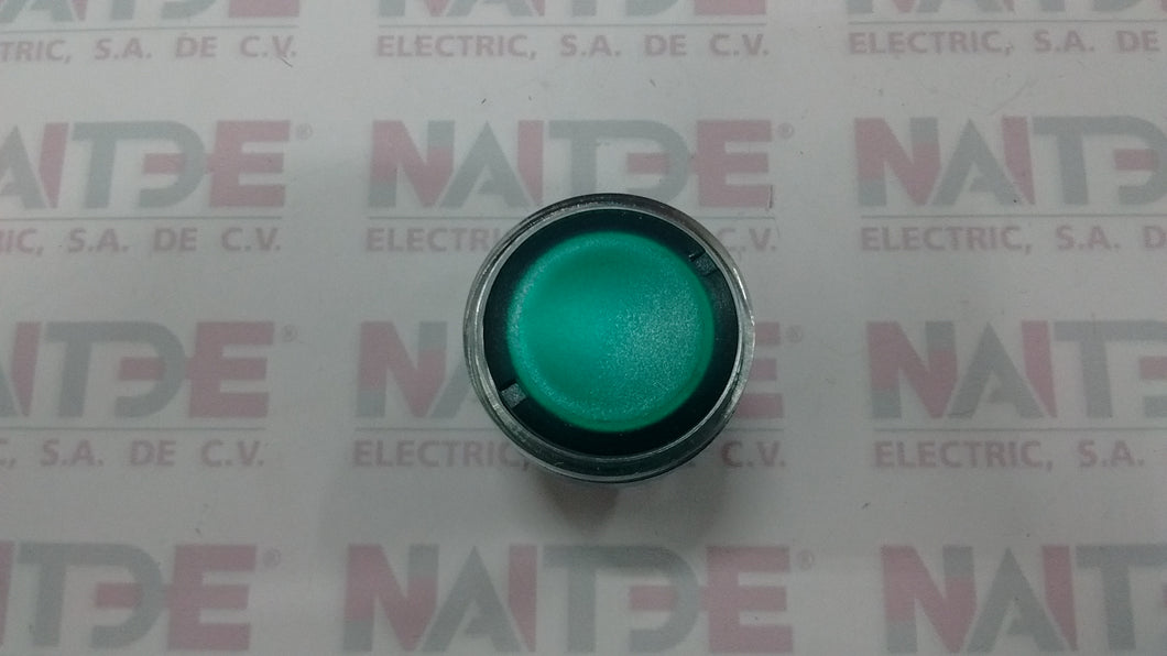 BOTON (CABEZA) PULSADOR TELEMECANIQUE ZB4BW33 HARMONY INCANDESCENTE COLOR VERDE