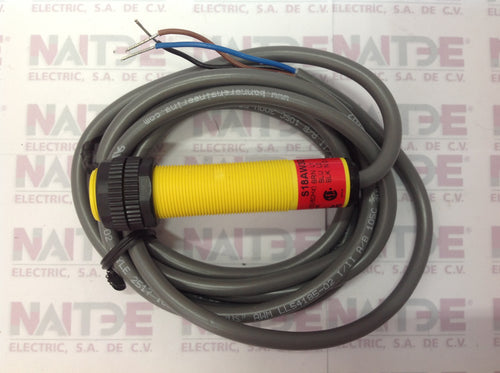 SENSOR DIFUSO REFLECT. BANNER S18AW3D (29821) M18 20-250 VDC NO DS 100 MM 3 HILOS C/CABLE.