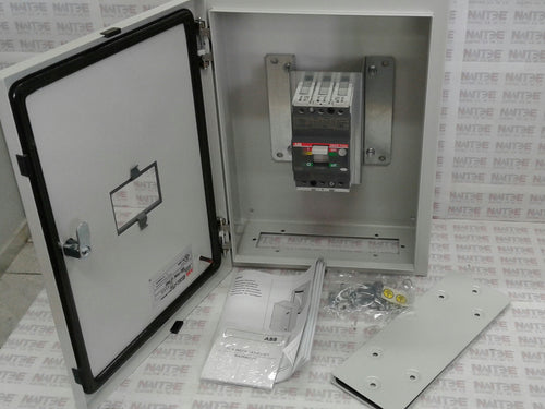 GABINETE SR + INTERRUPTOR Y SR C/PLATINA ABB SRN4315050897K, 400X300X150, TMAX T1C 50A 3P, C/TERMINA