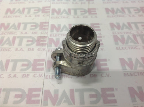 CONECTOR RECTO ANCLO/ARGOS PARA TUBO ZAPA / HELIX FLEXIBLE FXR-12 DE 1/2