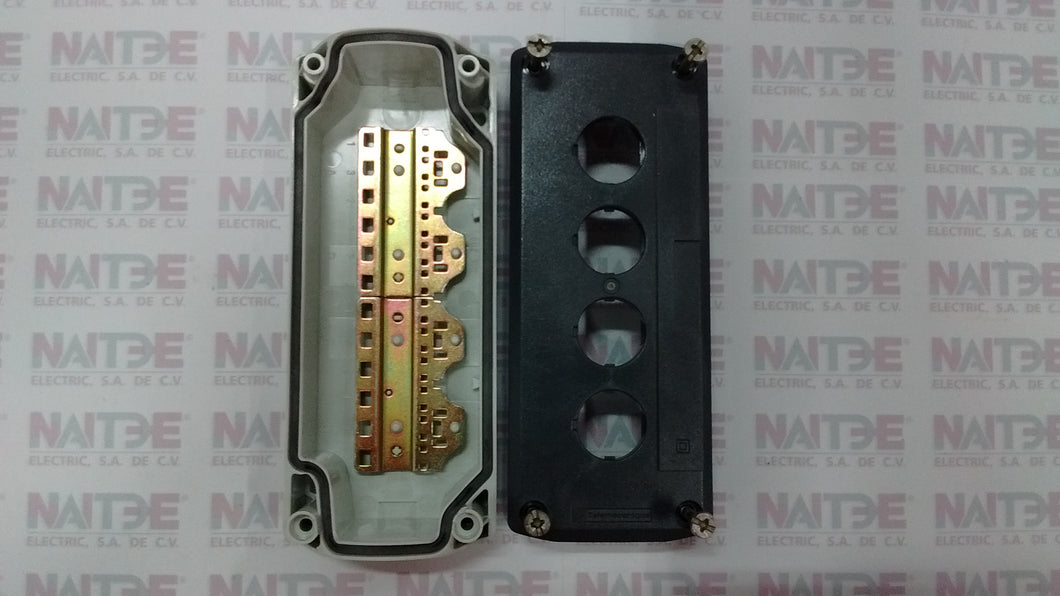 BOTONERA TELEMECANIQUE XALD04  PLASTICA IP65 4 ORIFICIOS