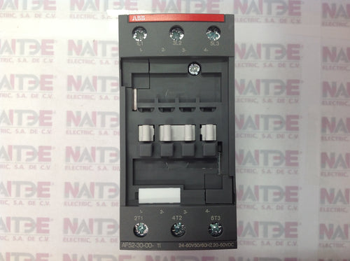 CONTACTOR ABB AF52-30-00-11, 24-60V, 50/60HZ, 20-60VDC CAT.1SBL367001R1100