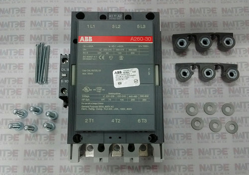 CONTACTOR ABB  A260-30-11 BOBINA 440-460 VCA. CAT.1SFL531001R8711