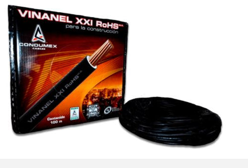CABLE ELECTRICO VINANEL CONDUMEX CAL.8 THW-LS 600 V COLOR  ROJO