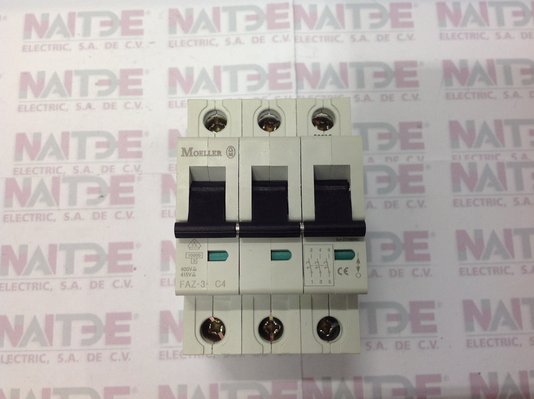 INTERRUPTOR MOELLER  FAZ - 3 - C4   3 P C4