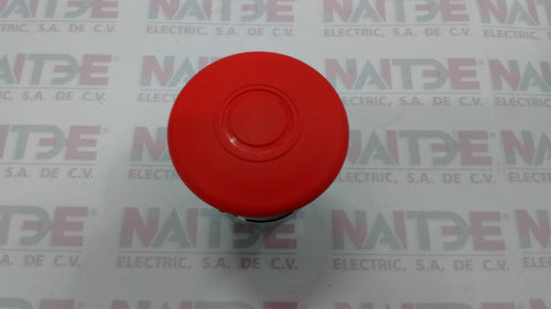 BOTON HONGO PULSAR/TIRAR TELEMECANIQUE ZB4BT4 HARMONY COLOR ROJO