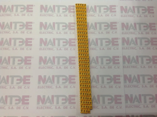 SEÑALADORES P/CABLE CAB 3 LEGRAND CAT 383-35 DE 1.5 A 2.5 MM. LETRA 