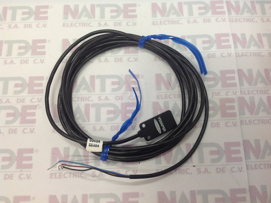 SENSOR EMISOR/RECEPTOR BANNER VS2KAP5V ( 58222 )10-30 VDC PNP DS 1.2MTS C/CABLE 2MTS