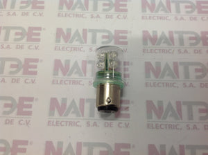 FOCO DE SEÑALIZACION ANDELI AD-T15 TIPO LED 24V VERDE