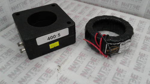 TRANSFORMADOR (BOBINA) DE CORRIENTE ENERGY REL:400/5 VOLT.600 CAP 15 VA COLOR NEGRO