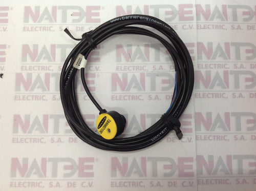 SENSOR DIFUSO REFLECT. BANNER T8AN6D100 (68684) 10-30 VDC NPN DS 100MM 3 HILOS C/CABLE