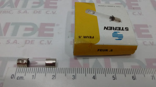 FUSIBLE TIPO EUROPEO DE 500 ma 250 V