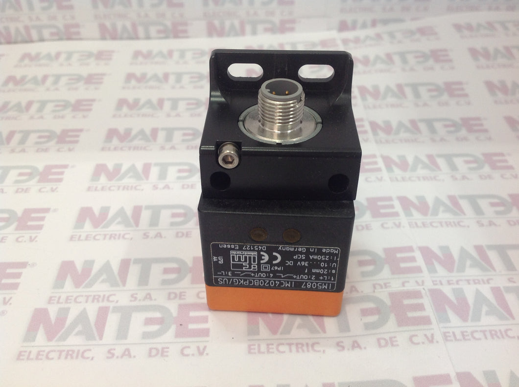 SENSOR INDUCTIVO IFM EFECTOR  IMC4020BCPKg/US 10-36 VDC PNP DS 20MM 4 HILOS C/CONECTOR M12