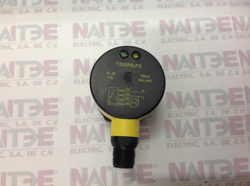 SENSOR RETROREFLECTIVO  BANNER T30SP6LPQ (33439) 10-30 VDC PNP DS 6 MTS 4 HILOS C/CONECTOR M12