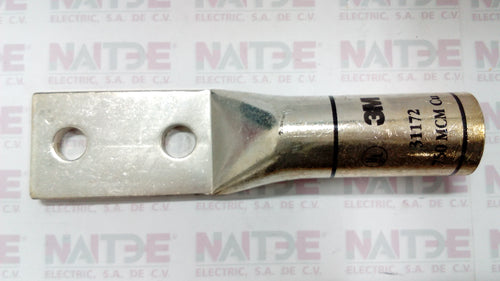 TERMINAL DE COMPRESION ITSA TCD386 TIPO DD CAL750 MCM DIAM 1/2 TDD750012 DOBLE OJILLO CAÑON LARGO