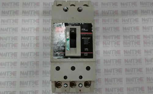 INTERRUPTOR TERMO FEDERAL PACIFIC NFG34150T 150 AMP 3 P 480 V (NFS36160TM) COLOR GRIS
