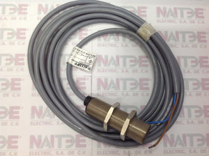 SENSOR INDUCTIVO BALLUFF MOD BES-516-212-E4-E M18 20-250 V NC DS 5MM RAZANTE 2 HILOS C/CABLE