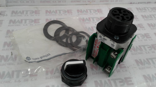 SELECTOR 3 POS. 800H-JR5KE7SRXX 1 POS. MANTENIDA Y 1 POS. MOMENTANEA