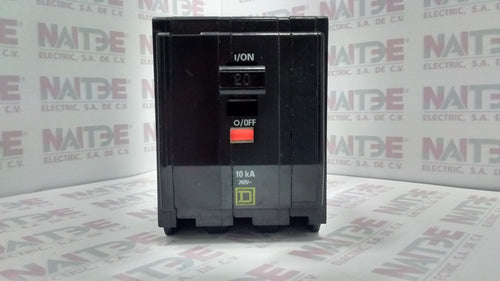 PASTILLA SQUARE D QO320, 3P, 20 AMP