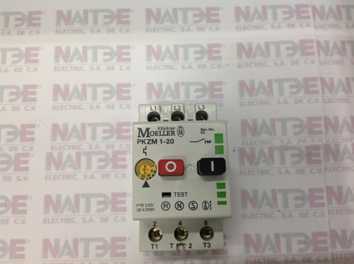 GUARDAMOTOR MOLLER  PKZMI-20  DE 16 - 20 AMP.