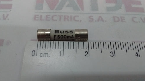 FUSIBLE CERAMICO DE 5 X 20 TIPO EUROPEO 216-GDA DE 500 ma 250V(BK/GDA)
