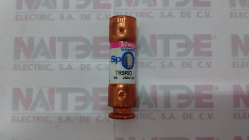 FUSIBLE FERRAZ TR9R, 9 AMP 250 V C/RET ( EQ. FLN9R - FRN9R )