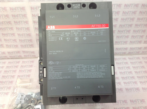 CONTACTOR ABB  AF750-30-11 BOBINA 250-500 V CA/CD. CAT.1SFL637001R7111