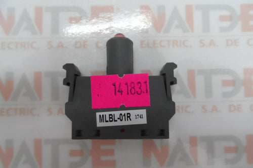 BLOCK C/LED ROJO ABB 1SFA611621R1011, TIPO MLBL-01R, 24 V CA/CD
